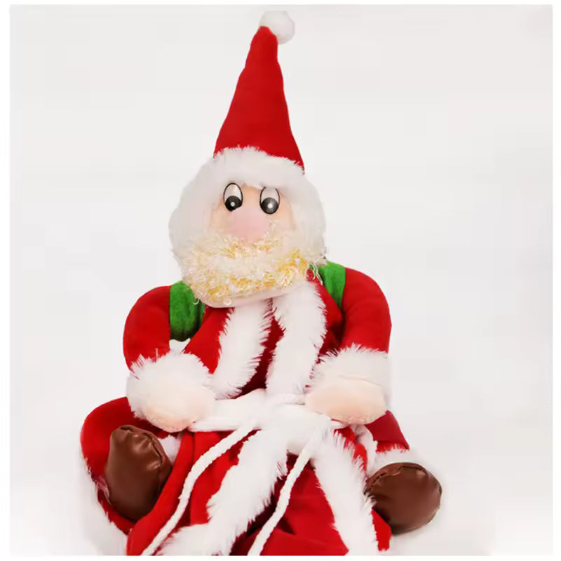 Wuffladen - Hunde - Lustiges Weihnachtskostüm mit Weihnachtsmann-Reiter