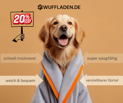 Wuffladen - Hunde - Bademantel