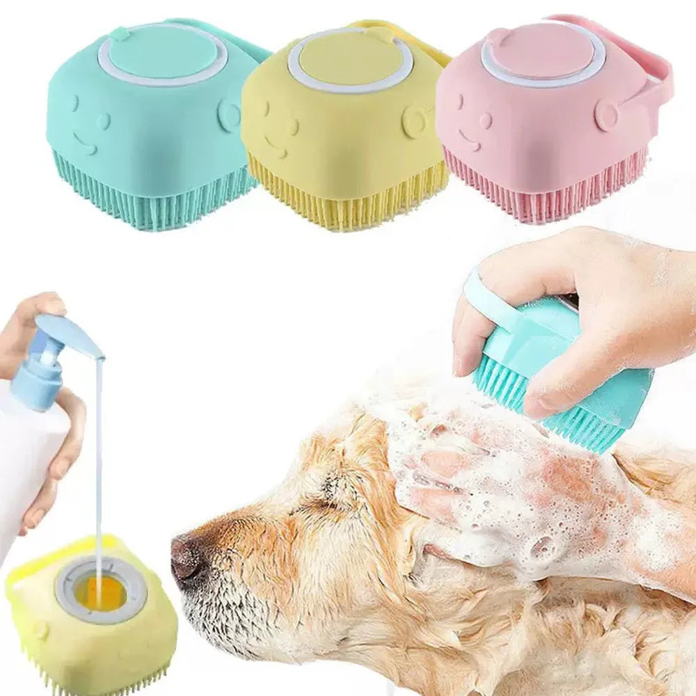 Wuffladen - Hunde - Massage- & Badebürste