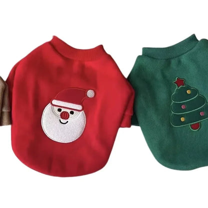 Wuffladen - Hunde - Weihnachts-Hoodie aus Plüsch