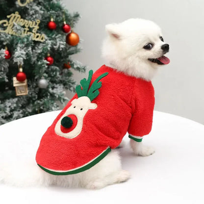 Wuffladen - Hunde - Weihnachtsmantel aus Fleece