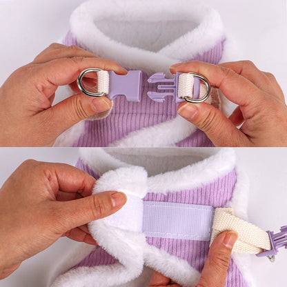 Wuffladen - warmes Hundegeschirr mit Leine