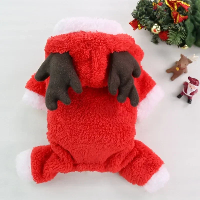Wuffladen - Hunde - Weihnachtsmantel aus Fleece