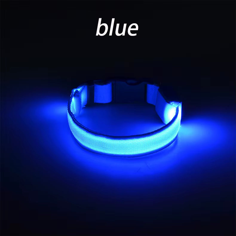 Wuffladen - Hunde - LED Sicherheits-Halsband & Leine