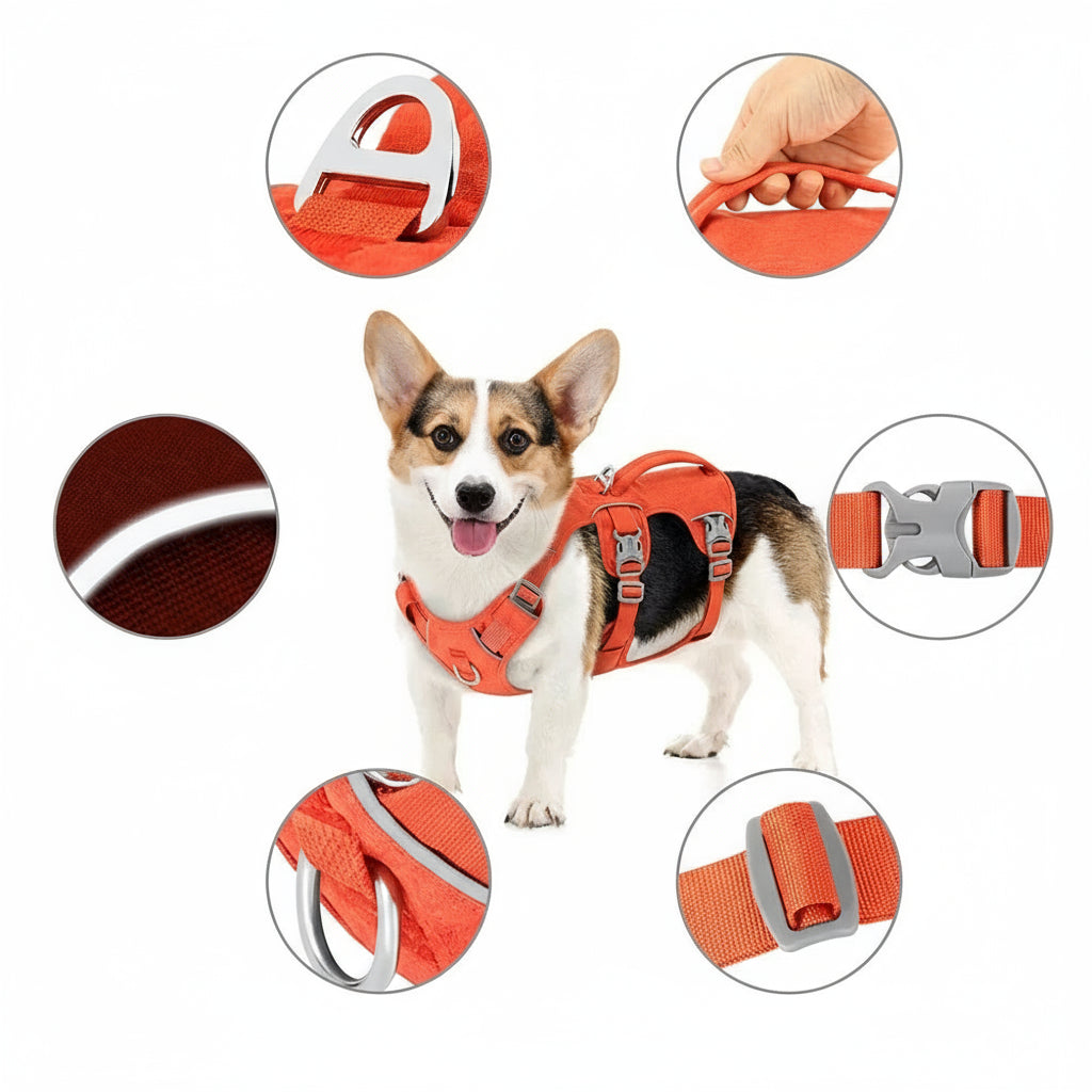 Wuffladen - Hundegeschirr mit Reflektoren