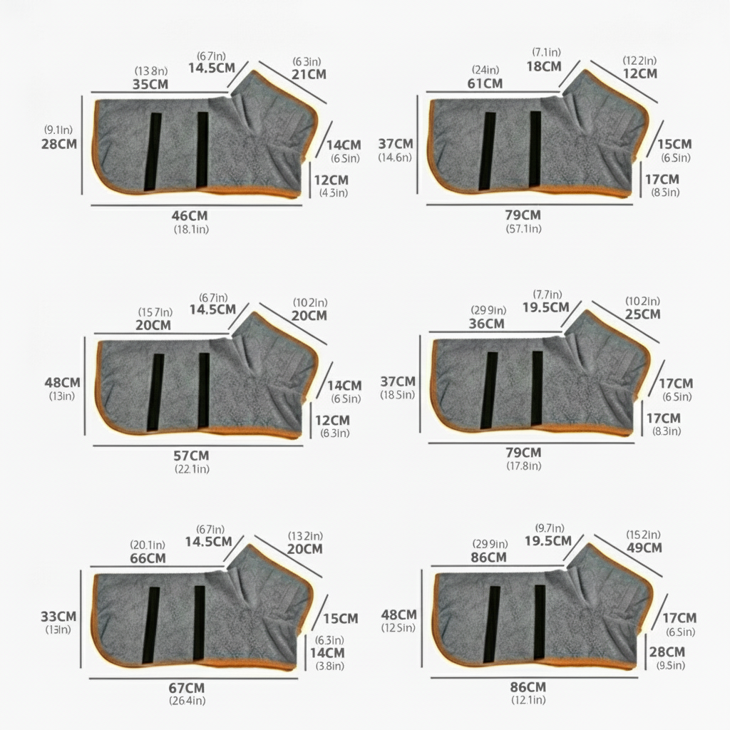 Wuffladen - Hunde - Bademantel