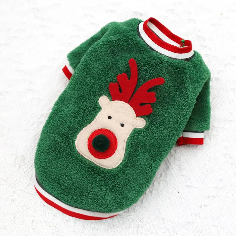 Wuffladen - Hunde - Weihnachtsmantel aus Fleece