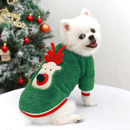 Wuffladen - Hunde - Weihnachtsmantel aus Fleece